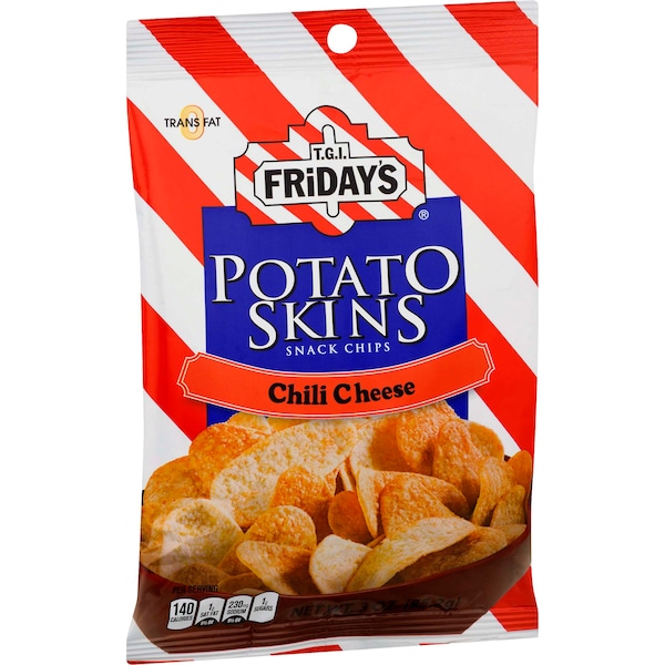 TGI Friday's Chili Cheese Potato Skins 3 Oz. Bag, PK6